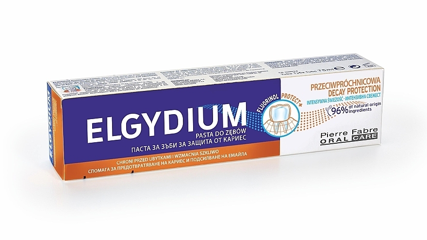 Zahnpasta gegen Karies  - Elgydium Fluorinol Protect+  — Bild N2