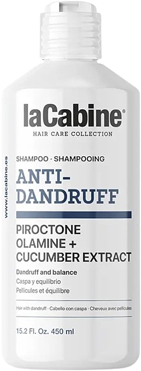 Anti-Schuppen-Shampoo - La Cabine Anti-Dandruff Shampoo Piroctone Olamine + Cucumber Extract — Bild N1