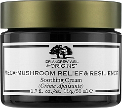 Feuchtigkeitsspendende und beruhigende Gesichtscreme gegen Rötungen und Reizungen - Origins Dr. Weil Mega-Mushroom Relief & Resilience Soothing Cream — Bild N1