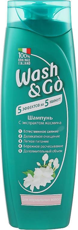 Shampoo mit Jasminextrakt für normales Haar - Wash&Go — Bild N3