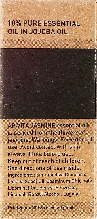 Ätherisches Öl Jasmin - Apivita Aromatherapy Organic Jasmine Oil — Bild N3