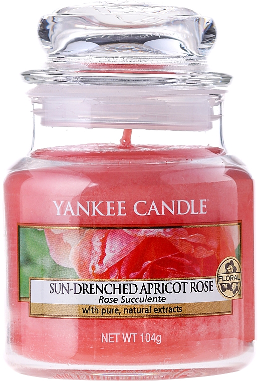 Duftkerze im Glas Sun-Drenched Apricot Rose - Yankee Candle Sun-Drenched Apricot Rose Jar — Bild N1