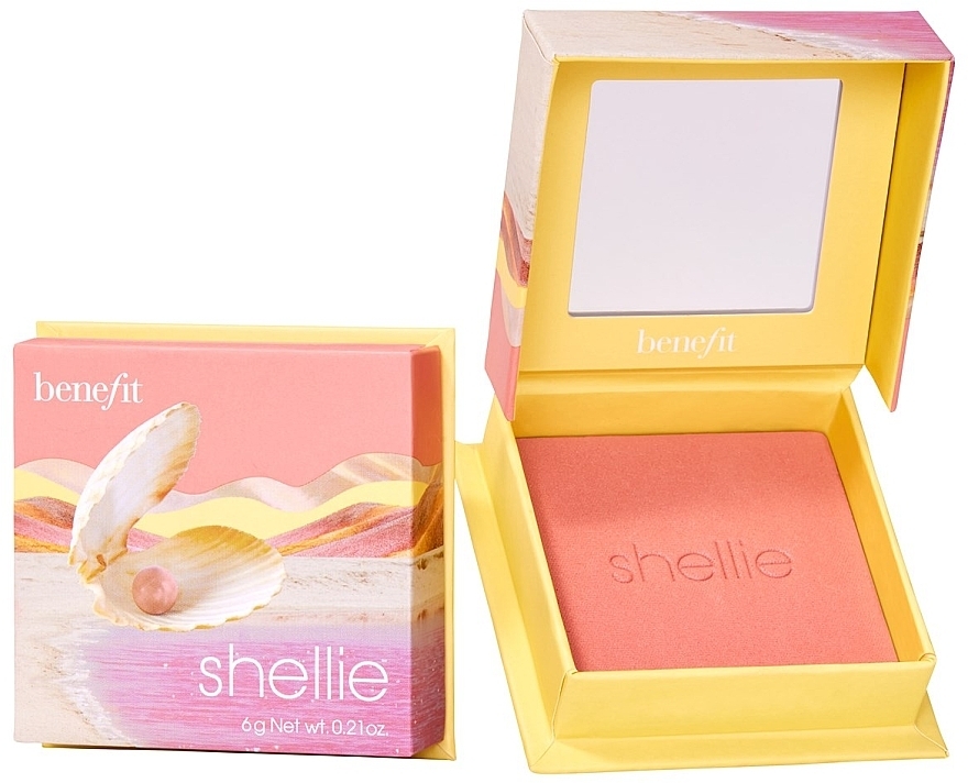 Gesichtsrouge - Benefit Cosmetics Shellie Warm-Seashell Pink Blush — Bild N1