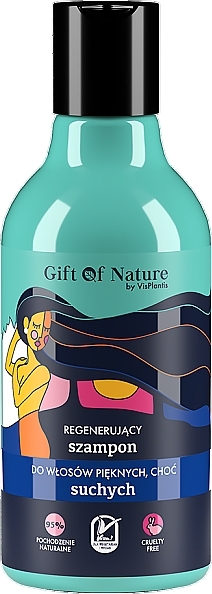 Regenerierendes Shampoo für trockenes Haar - Vis Plantis Gift of Nature Regenerating Shampoo For Dry Hair — Bild N1
