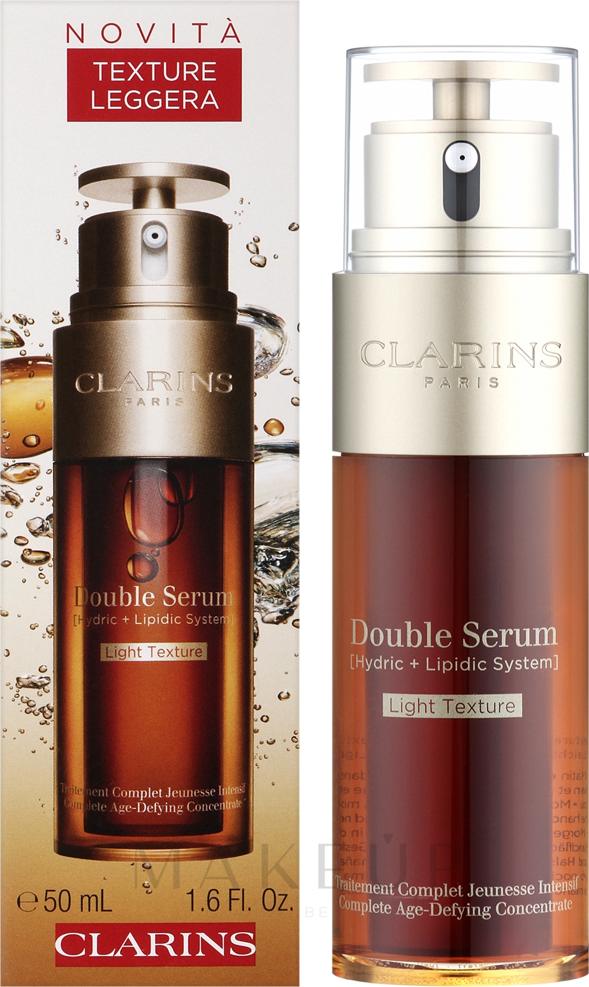 Doppeltes Serum mit leichter Textur - Clarins Double Serum Light Texture Complete Age-Defying Concentrate — Bild 50 ml