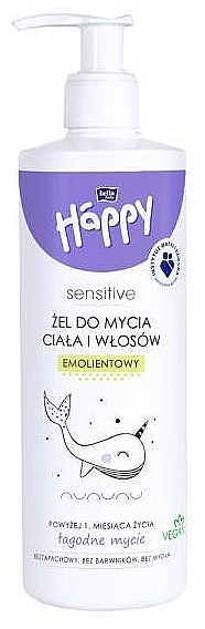 2in1 Kinder-Reinigungsgel für Körper und Haar - Bella Baby Happy Sensitive Shower Gel Body & Hair 2in1 — Bild N1