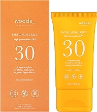 Sonnenschutzcreme für das Gesicht mit SPF 30 - Woods Copenhagen Sun Face SPF30 — Bild N2