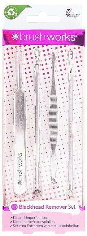 Set zum Entfernen von Hautunreinheiten - Brushworks Blackhead Remover Set  — Bild N1