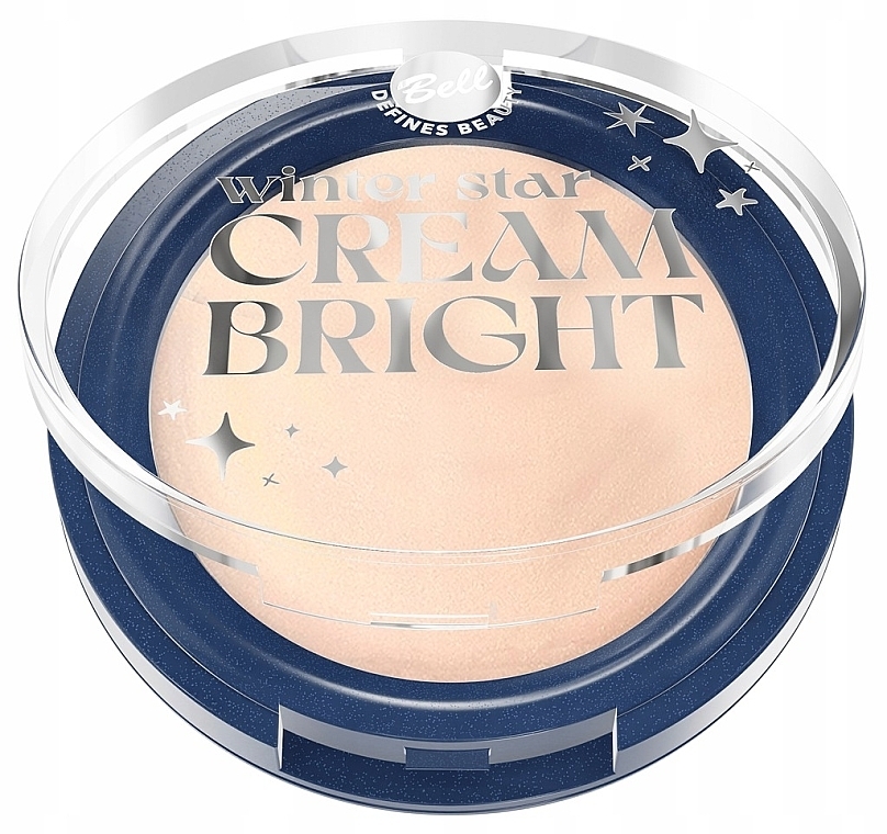 Cremiger Highlighter für das Gesicht - Bell All Stars Winter Star Cream Bright — Bild N1