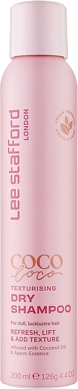 Shampoo für trockenes Haar - Lee Stafford CoCo LoCo With Agave Texturising Dry Shampoo — Bild N1