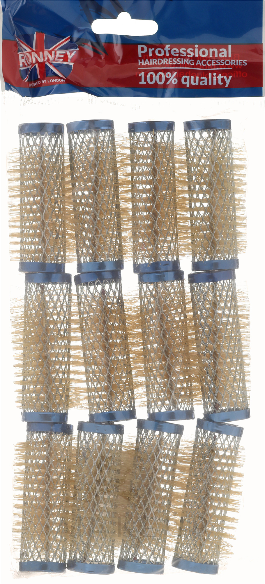 Drahtwickler 21/63 mm blau - Ronney Wire Curlers — Bild 12 St.
