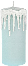 Düfte, Parfümerie und Kosmetik Dekorative Kerze 7x18 cm blau - Artman