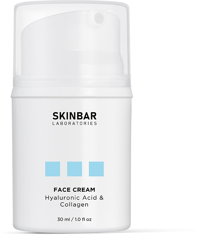 Feuchtigkeitsspendende Gesichtscreme mit Hyaluronsäure und Kollagen - SKINBAR Hyaluronic Acid & Collagen Face Cream — Bild N6