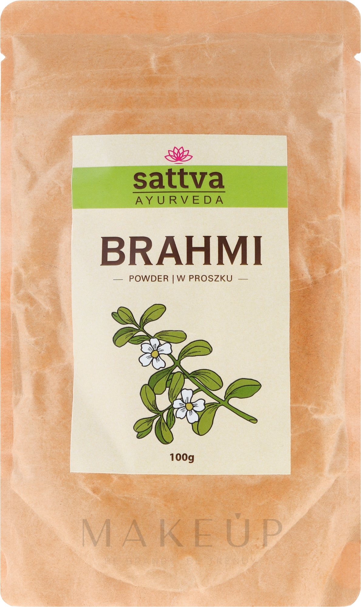 Ayurvedischer Haarpflegepuder Brahmi - Sattva — Bild 100 g
