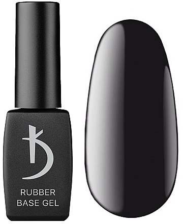 Basis für Gellack schwarz - Kodi Professional Rubber Base Gel Black  — Bild N1