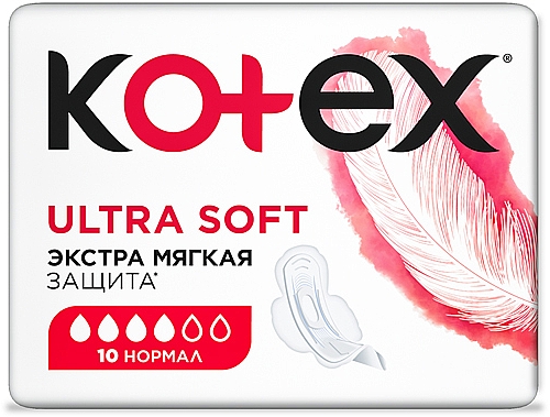 Damenbinden 10 St. - Kotex Ultra Dry&Soft Normal — Bild N3