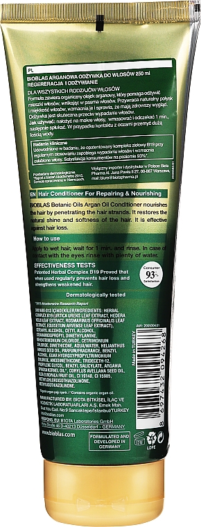 Haarspülung mit Arganöl - Bioblas Botanic Oils — Bild N2