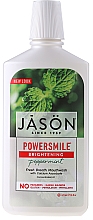 Düfte, Parfümerie und Kosmetik Erfrischendes Mundwasser mit Pfefferminz - Jason Natural Cosmetics Power Smile
