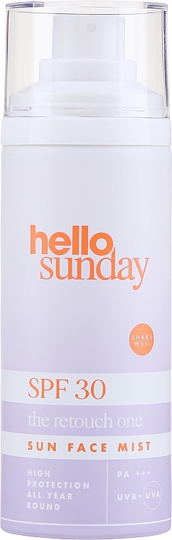 Sonnenschutzspray für das Gesicht - Hello Sunday The Retouch One Sun Face Mist SPF 30 — Bild N1