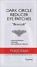Augenpatches Brokkoli - Purederm Dark Circle Reducer Eye Patches Broccoli — Bild N2