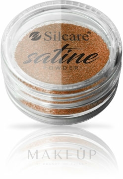 Nagelpuder - Silcare Satine Powder — Bild Bronze