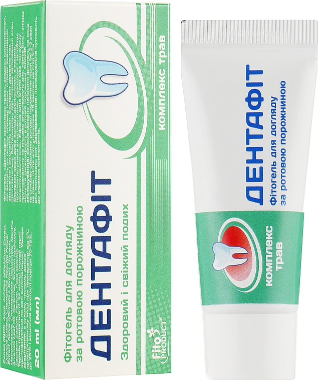 Phyto-Gel für das Zahnfleisch mit Kräuterkomplex Dentafit - Fito Product — Bild N2