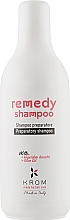 Regenerierendes Shampoo mit pflanzlichem Keratin und Olivenöl - Krom Remedy Shampoo — Bild N1