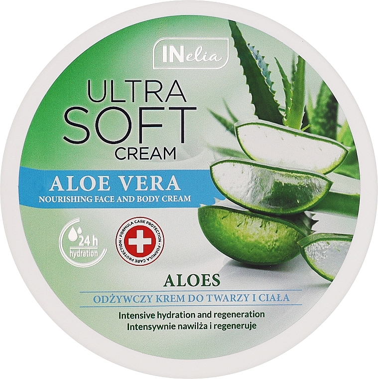 Gesichts- und Körpercreme mit Aloe-Extrakt - INelia Ultra Soft Cream Aloe Vera — Bild N1