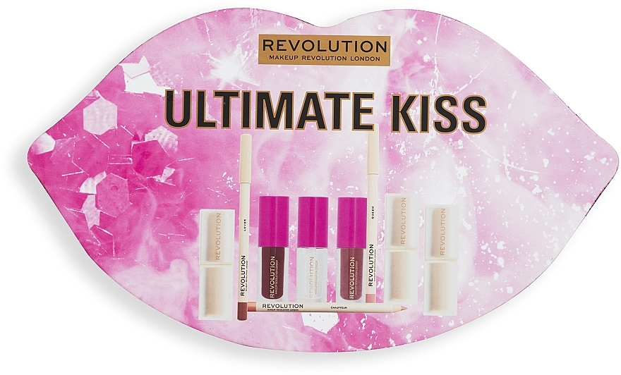 Lippen-Make-up Set 9 St. - Makeup Revolution Ultimate Kiss Gift Set — Bild N1