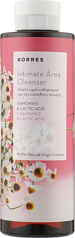 Gel für die Intimhygiene mit Kamille - Korres Intimate Area Cleanser Chamomile & Lactic Acid — Bild N2