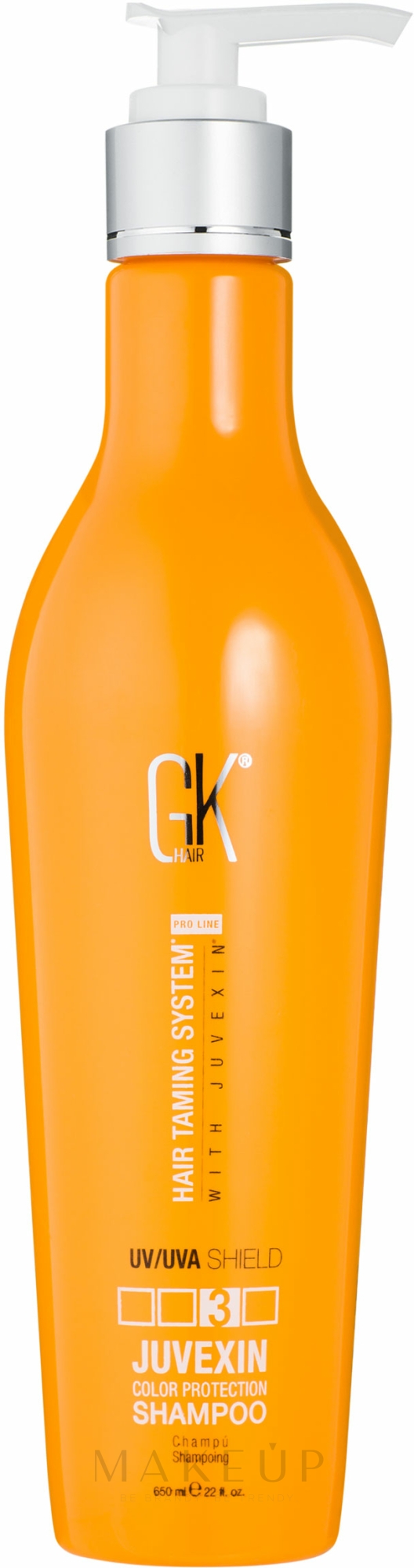 Farbschutz-Shampoo für coloriertes Haar - GKhair Juvexin Color Protection Shampoo — Bild 650 ml