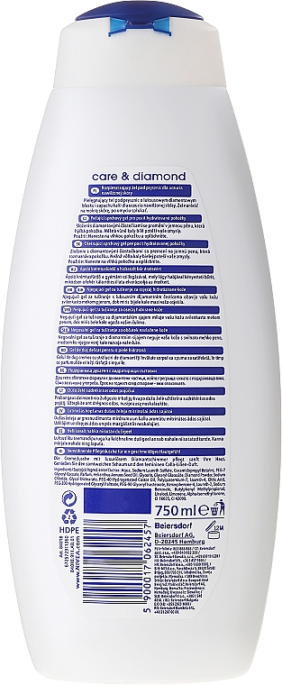 Creme-Duschgel - NIVEA Care & Diamond Cream Shower Oil — Bild N4