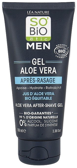 After-Shave-Gel - So'Bio Etic Men After-Shave Gel Aloe Vera — Bild N1