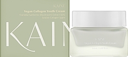 Verjüngende Gesichtscreme mit Kollagen - Kaine Vegan Collagen Youth Cream — Bild N2