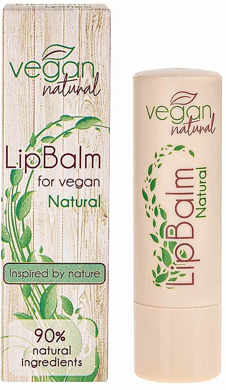 Lippenbalsam Natural - Vegan Natural Lip Balm For Vegan Natural — Bild N2