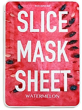 Düfte, Parfümerie und Kosmetik Feuchtigkeitsspendende Gesichtsmaske mit Wassermelone - Kocostar Slice Mask Sheet Watermelon