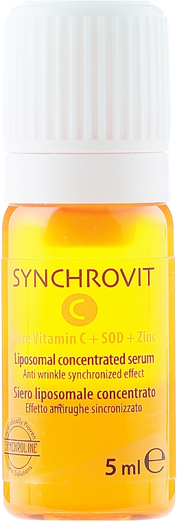 Anti-Falten Gesichtsserum mit Vitamin C, SOD und Zink - Synchroline Synchrovit C Serum — Bild N2