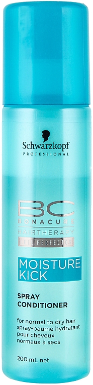 Feuchtigkeitsspendende Haarspülung in Sprühform - Schwarzkopf Professional BC Bonacure Moisture Kick Spray Conditioner  — Bild N1