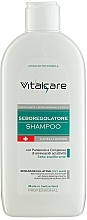 Düfte, Parfümerie und Kosmetik Talgregulierendes Shampoo - Vitalcare Professional Made In Swiss Sebum-Regulating Shampoo 