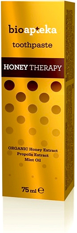 Zahnpasta mit Honig und Propolis - Bioapteka Honey Therapy Toothpaste — Bild N1