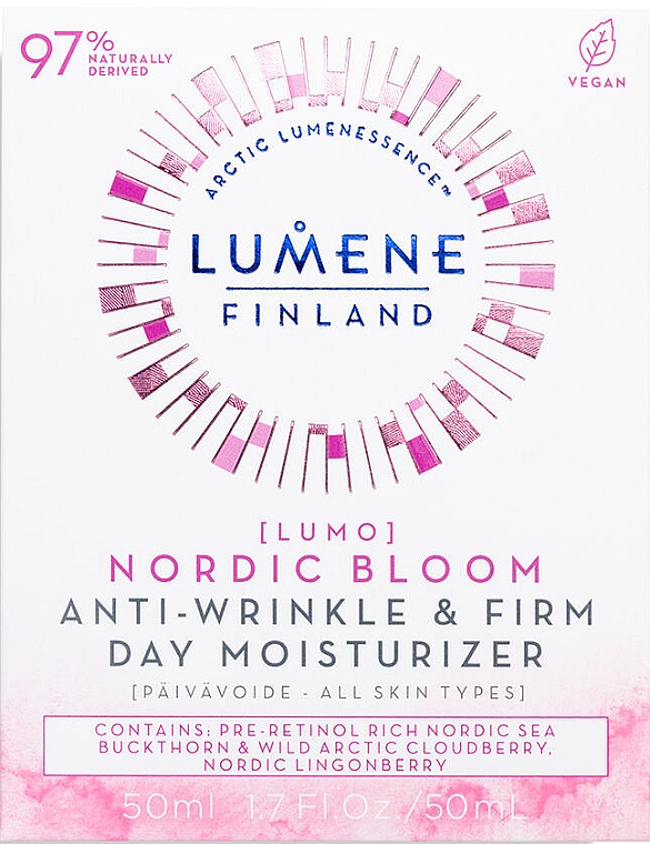 Feuchtigkeitsspendende Tagescreme gegen Falten - Lumene Lumo Nordic Bloom Anti-wrinkle & Firm Day Moisturizer — Bild N2