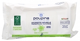 Düfte, Parfümerie und Kosmetik Natürliche Feuchttücher - Poupina Natural Wipes