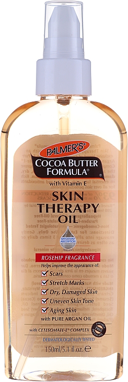 Gesichts- und Körperöl mit Kakaobutter - Palmer's Cocoa Butter Skin Therapy Oil Rosehip — Bild N1