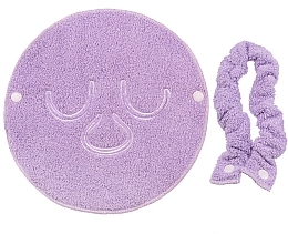 Kompressionshandtuch für Schönheitsbehandlungen Towel Mask lila - MAKEUP Facial Spa Cold & Hot Compress Lilac — Bild N3