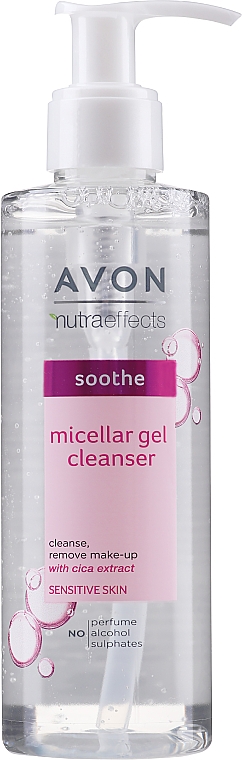 Beruhigendes Mizellen-Reinigungsgel für das Gesicht - Avon Nutra Effects Soothe Micelar Gel Cleanser — Bild N1