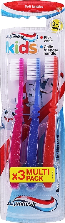 Kinderzahnbürsten-Set Variante 3 - Aquafresh Kids Triple Pack Soft — Bild N1