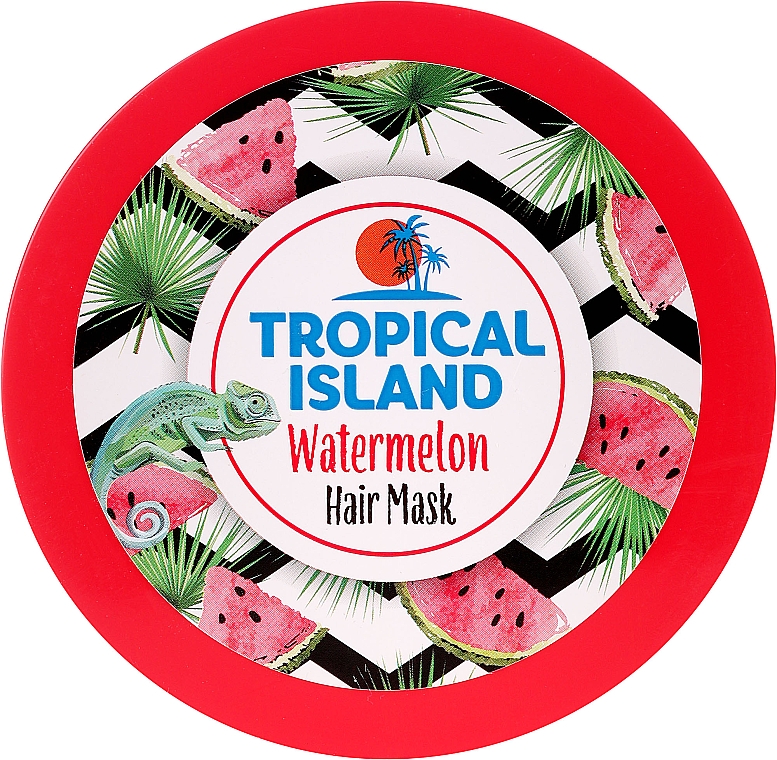 Feuchtigkeitsspendende Haarmaske mit Wassermelone - Marion Tropical Island Watermelon Hair Mask