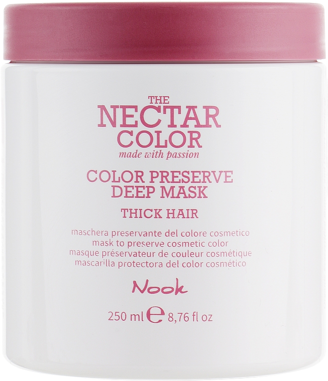 Farbschutz-Haarmaske für steifes und dickes Haar - Nook The Nectar Color Color Preserve Deep Mask — Bild N1