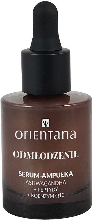 Gesichtsserum - Orientana Ashwagandha Peptides Coenzyme Q10 Antiaging Serum-Ampoule  — Bild N2