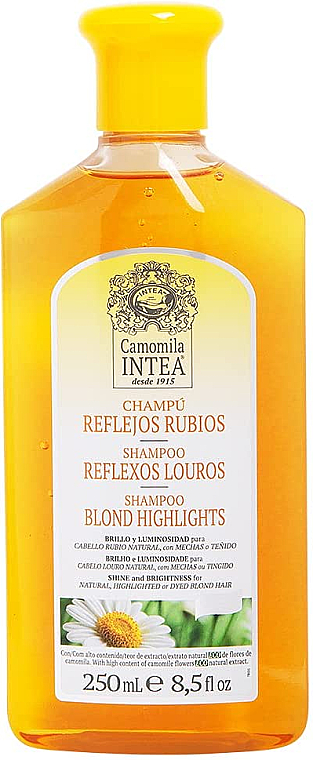 Shampoo für blondes Haar mit Kamillenextrakt - Intea Camomile Blond Highlights Shampoo — Bild N1